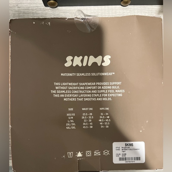 SKIMS Maternity Solution Wear Tight Below the Knee 4X/5X SH-LEG-0149 Ochre NWT - Picture 2 of 3